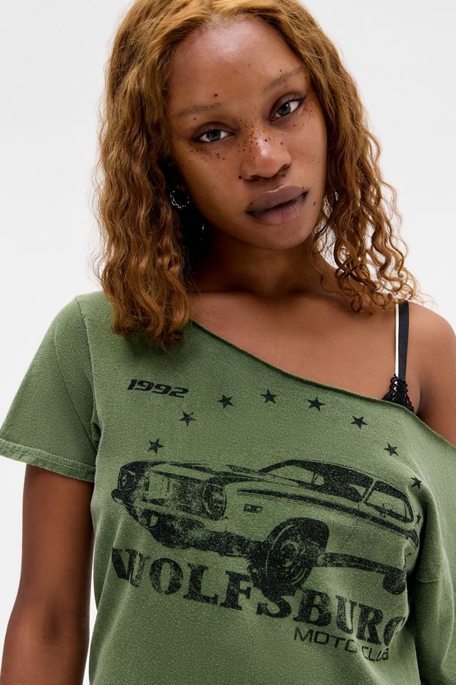 UO Wolfsburg Auto Slash Neck T-Shirt #4