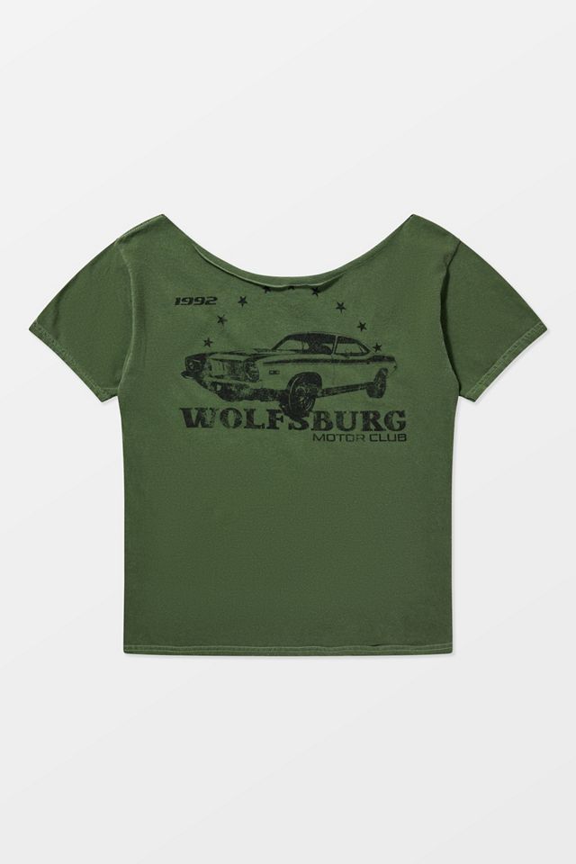 UO Wolfsburg Auto Slash Neck T-Shirt #6