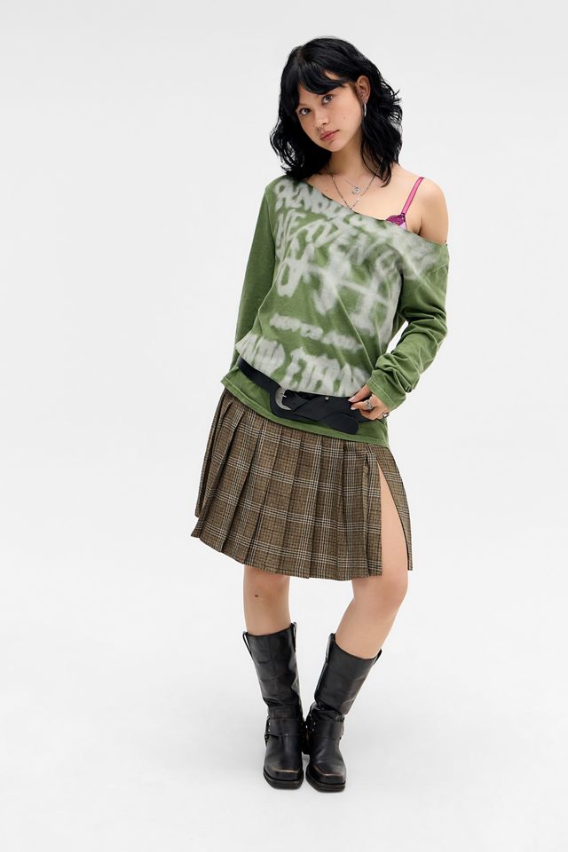 UO Angel Scapes Slash Neck Long Sleeve T-Shirt #2
