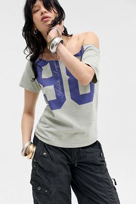 BDG 98 Off-Shoulder Graphic Tee