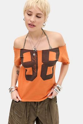BDG 98 Off-Shoulder Graphic Tee