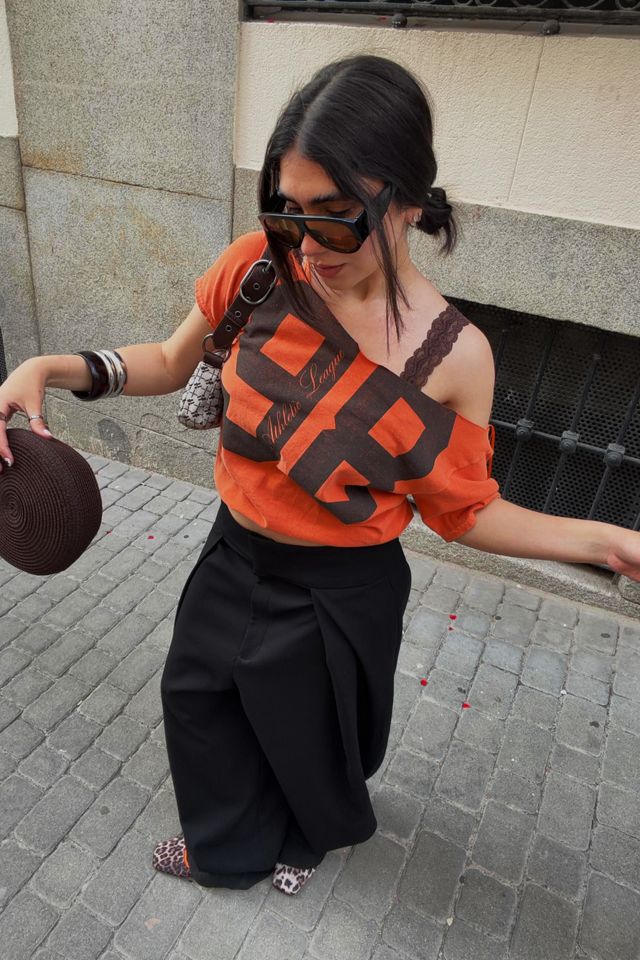 BDG 98 Off-Shoulder Graphic Tee #1
