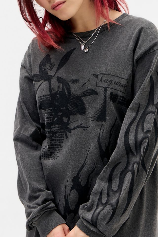 T-shirt de skate à manches longues UO Orchid Grunge #2