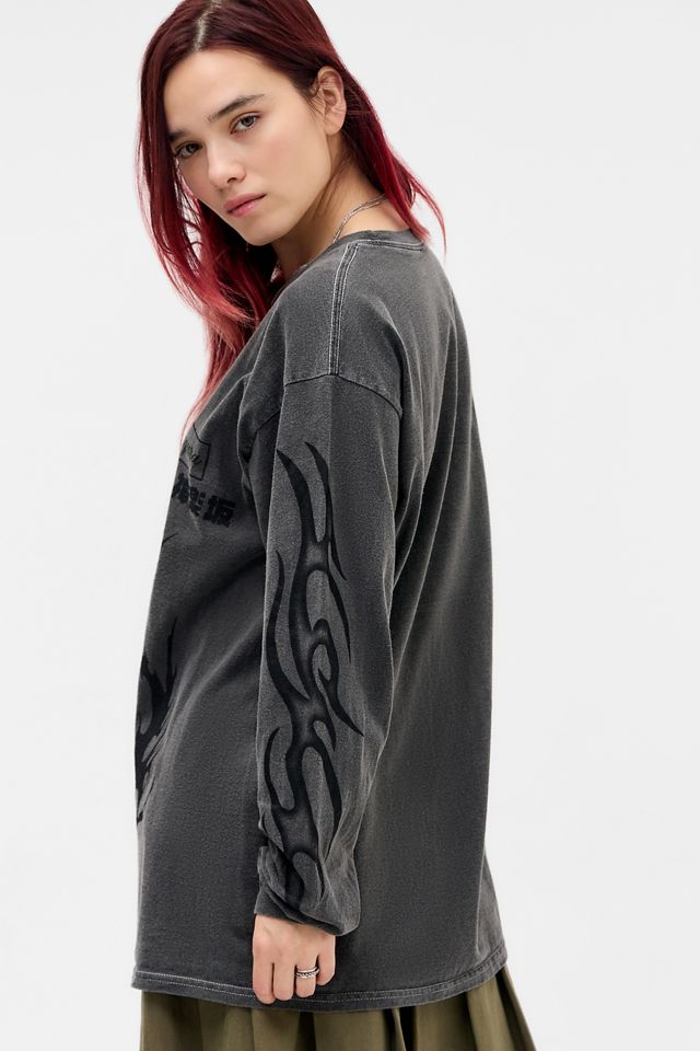 T-shirt de skate à manches longues UO Orchid Grunge #3