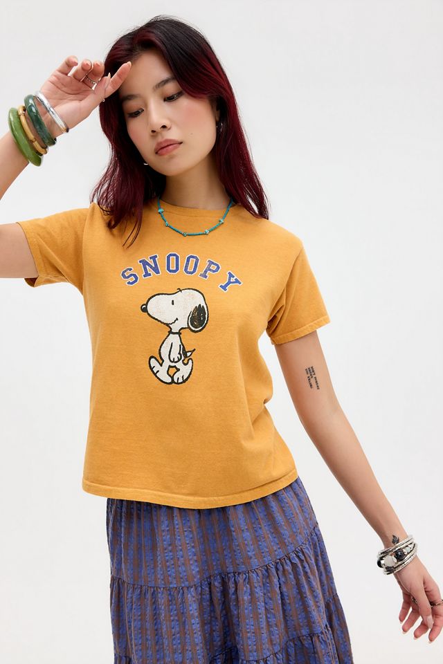 T-Shirt Rilassata UO Varsity Snoopy #2