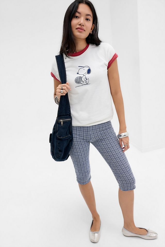 Camiseta Relajada UO Snoopy Tennis #1