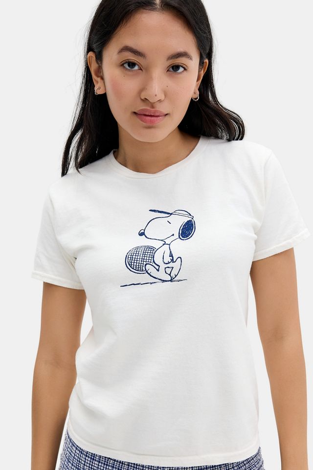 Camiseta Relajada UO Snoopy Tennis #2