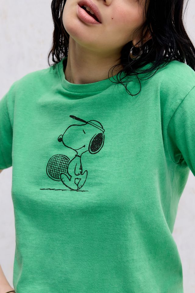 UO Snoopy Tennis Lässiges Grafik-T-Shirt #1