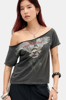 UO Maverick Off-Shoulder T-Shirt