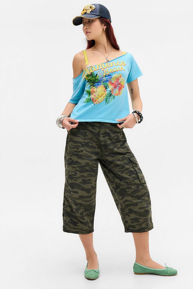 T-Shirt UO Flamenco Beach con Spalle Scoperte #1