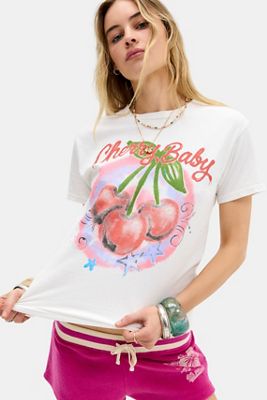 T-Shirt Relaxed UO Cherry Spray