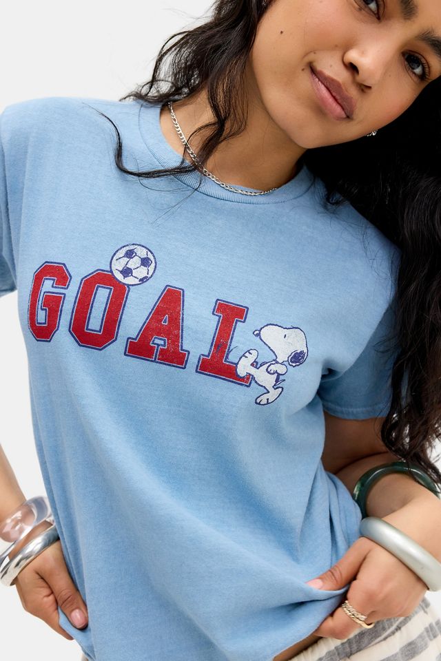 Camiseta Relajada UO Snoopy Goal #2