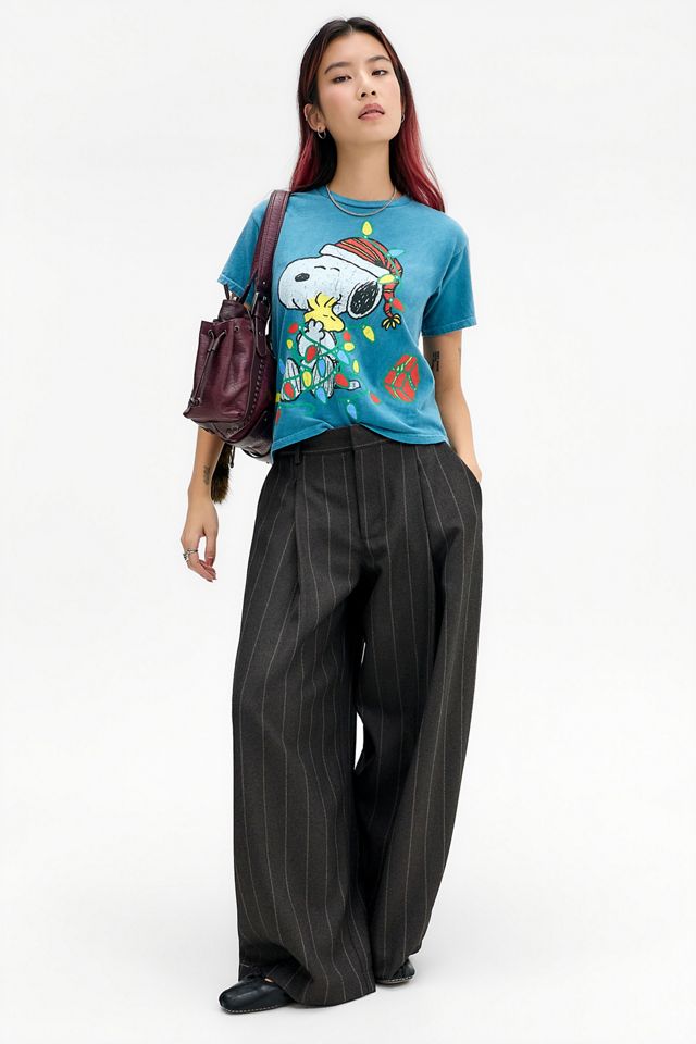 UO Weihnachts-Snoopy Relaxed T-Shirt #1