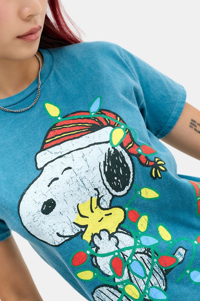 UO Weihnachts-Snoopy Relaxed T-Shirt #2