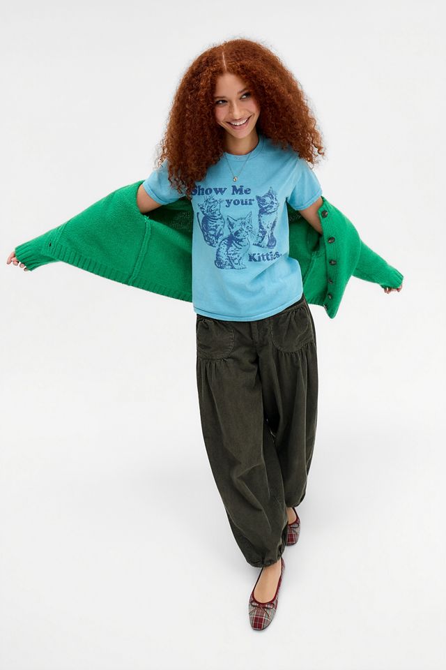 UO Show Me Your Kitties Relaxed Graphic Tee #1