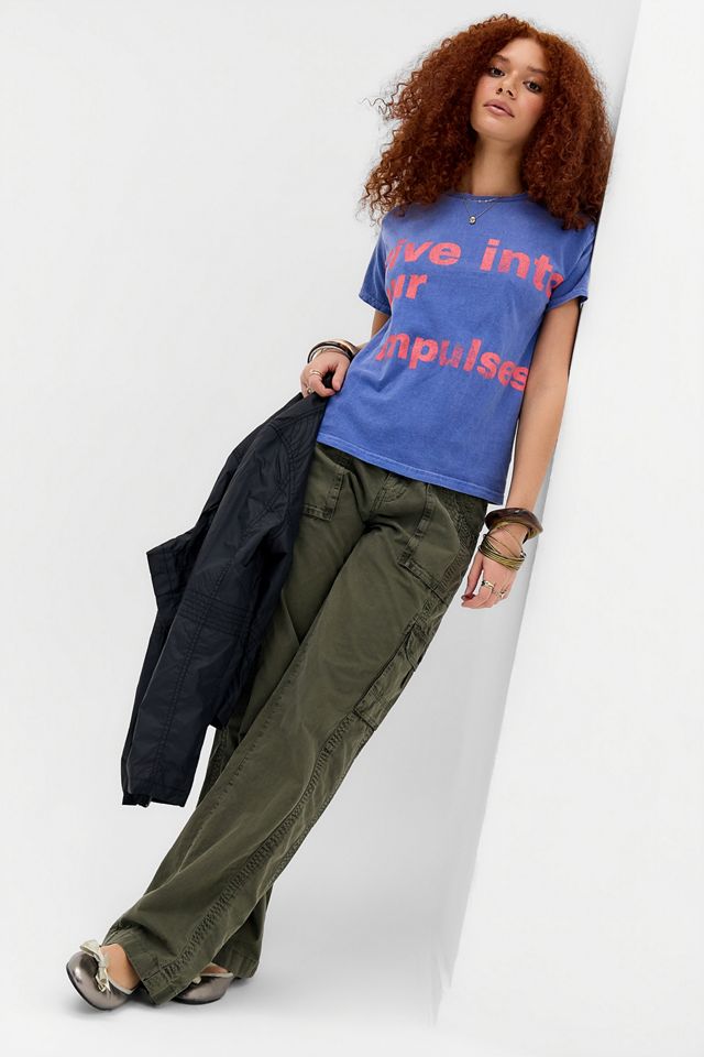 UO Blue Dive Into Your Impulses Graphic Tee #1