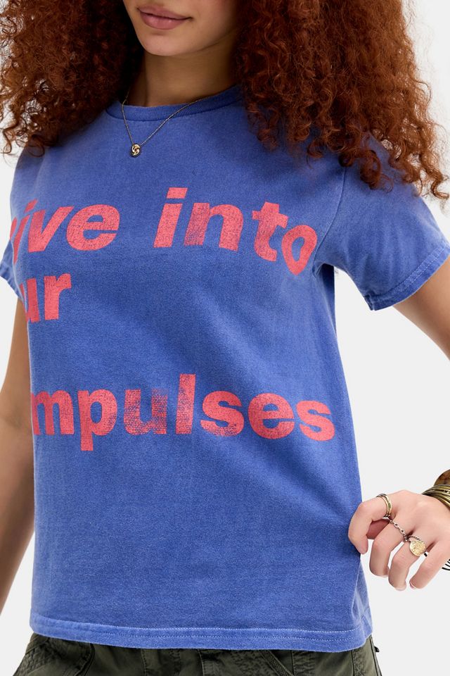 UO Blue Dive Into Your Impulses Graphic Tee #2