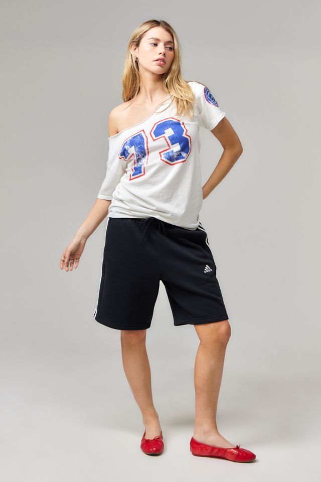 UO Slashed Off-The-Shoulder Football T-Shirt #2