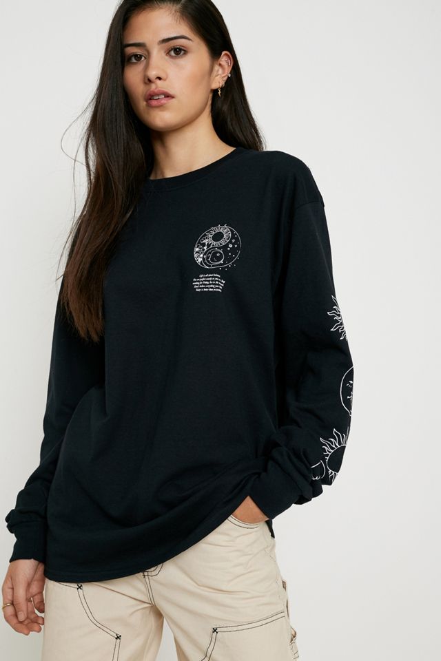 UO Yin Yang Long-Sleeve Skate T-Shirt #1