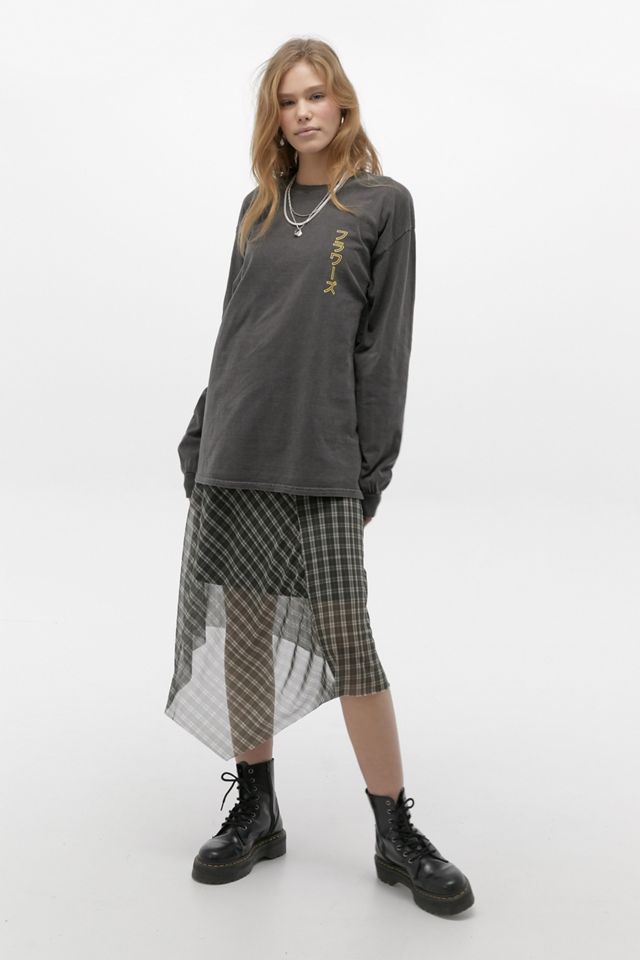 UO - Nouveau T-shirt à manches longues style skate, motifs floraux #1