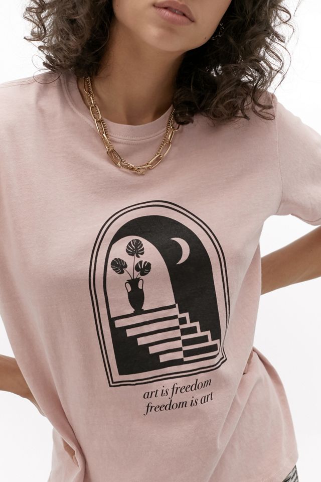 UO Art Is Freedom T-Shirt #1