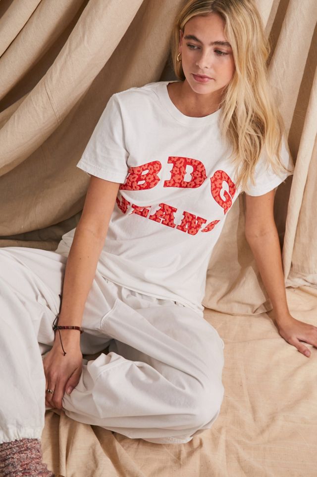 BDG – T-Shirt „Western‟ in Weiß #1