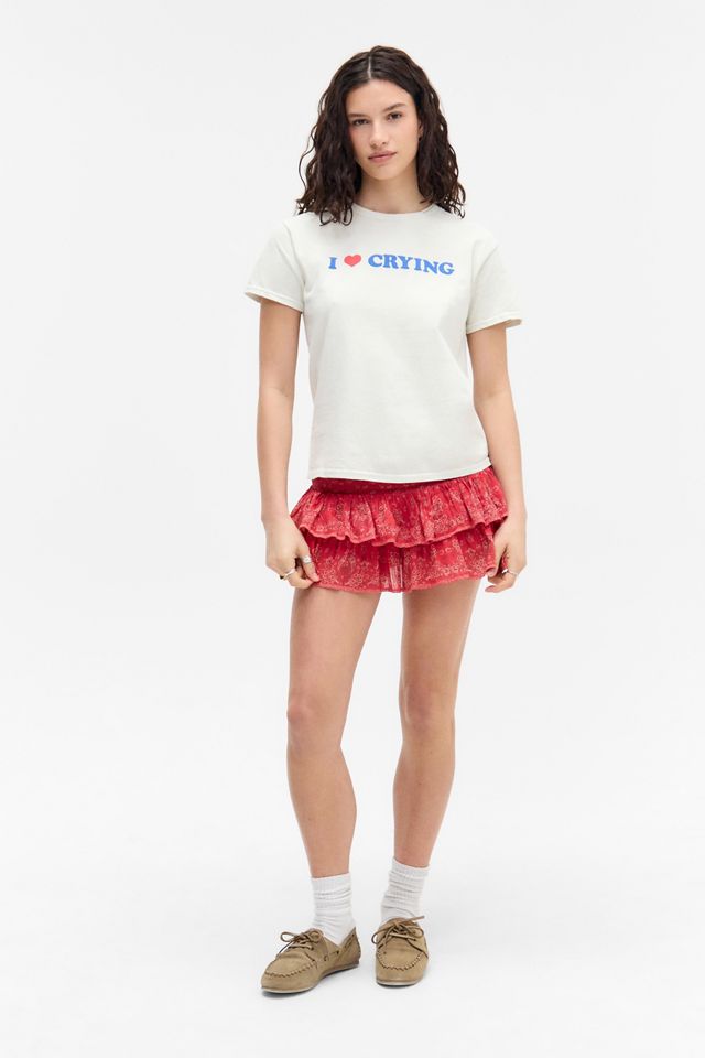 UO I Love Crying T-shirt #1