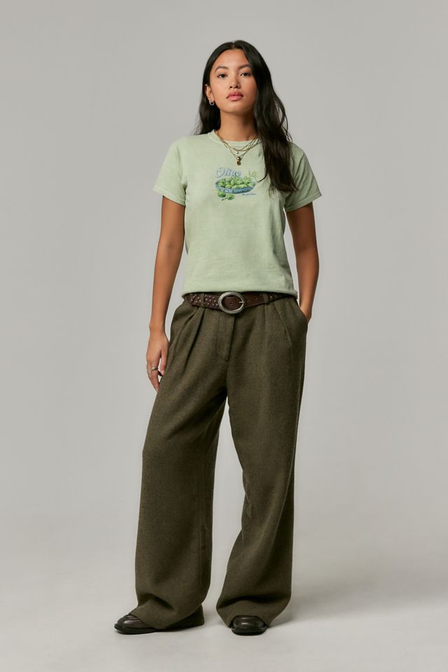 UO Olive Bowl Relaxed T-Shirt #2