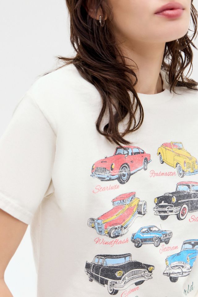UO Vintage Car Chart Relaxed T-Shirt #3