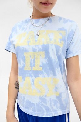 UO Batik Slogan Relaxed T-Shirt