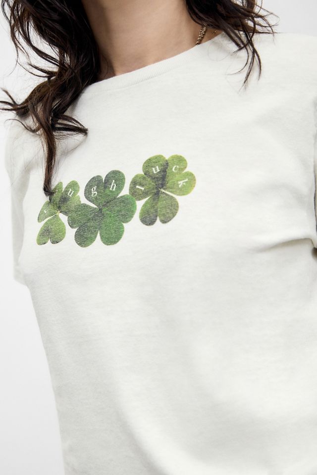 Camiseta Relajada UO Tough Luck Clover #2