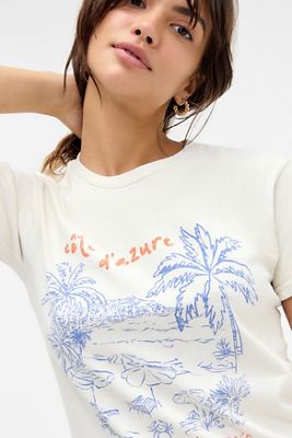 UO Côte D'Azure Lockeres T-Shirt