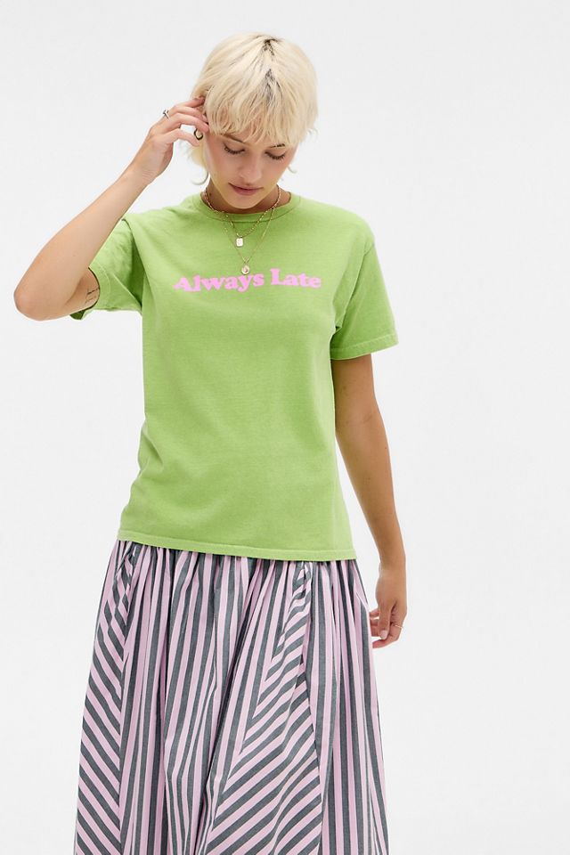 UO Always Late Relaxed T-Shirt #3