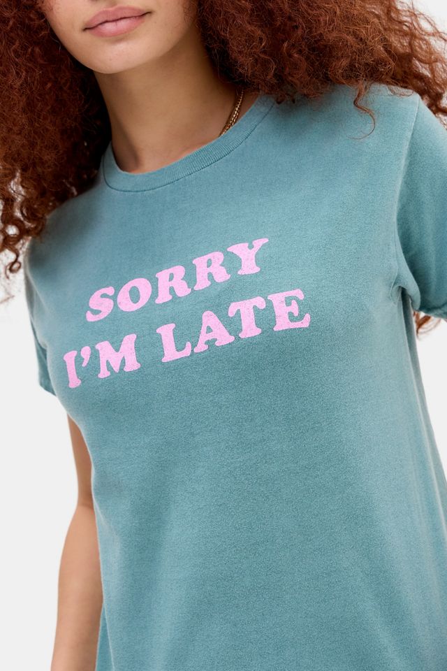 UO Sorry I'm Late Entspanntes T-Shirt #2