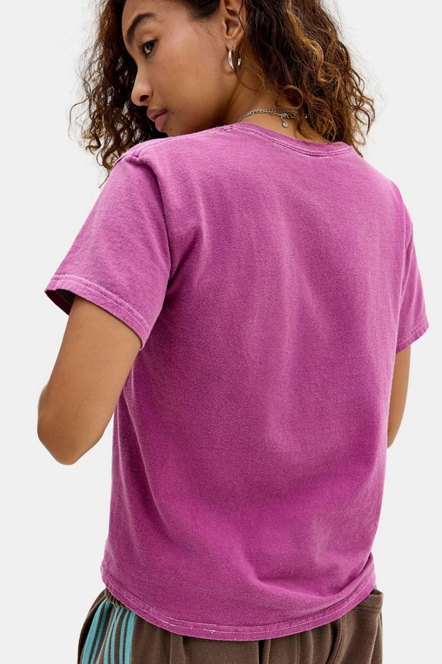Algo francés.. Camiseta gráfica relajada Script #3