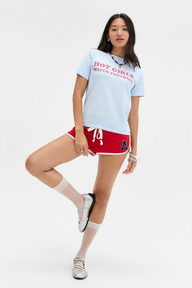 T-shirt décontracté UO Hot Girls Watch Football #1