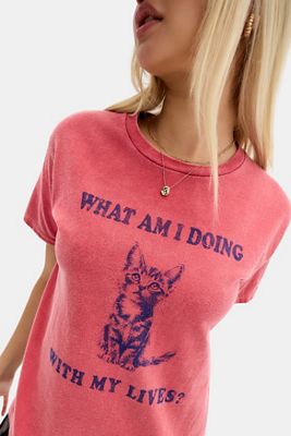 UO Cats Lives Relaxed T-Shirt