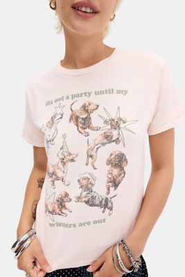 T-Shirt Relaxed UO Weiner Party