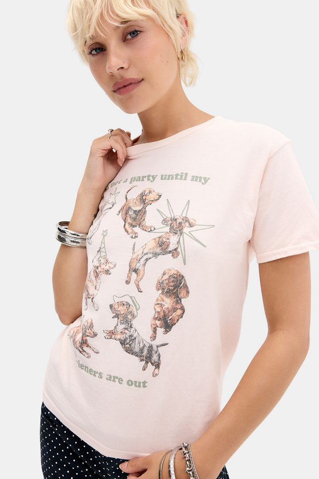 T-Shirt Relaxed UO Weiner Party #2