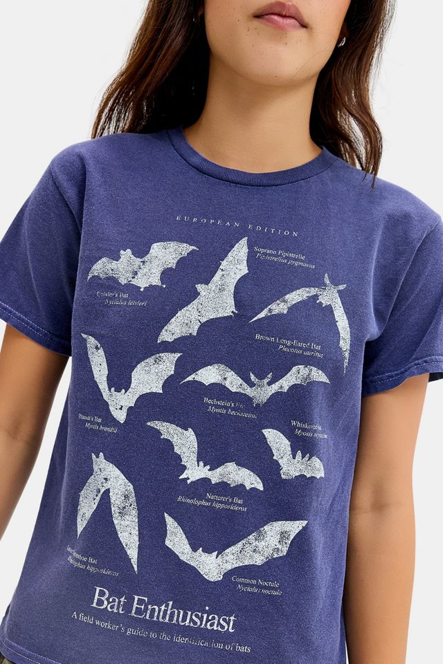 T-shirt grafica rilassata UO Bat Chart #2