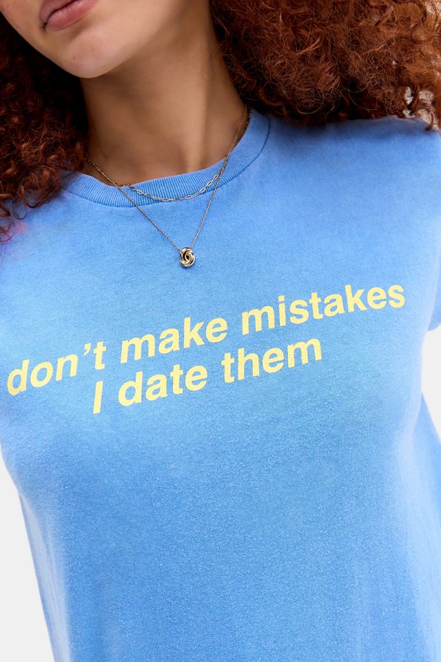 T-shirt rilassata con slogan UO Make Mistakes #2