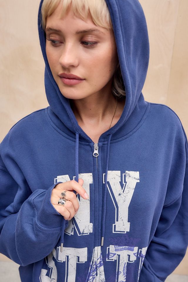 BDG Dusty Zip-Through Hoodie #1