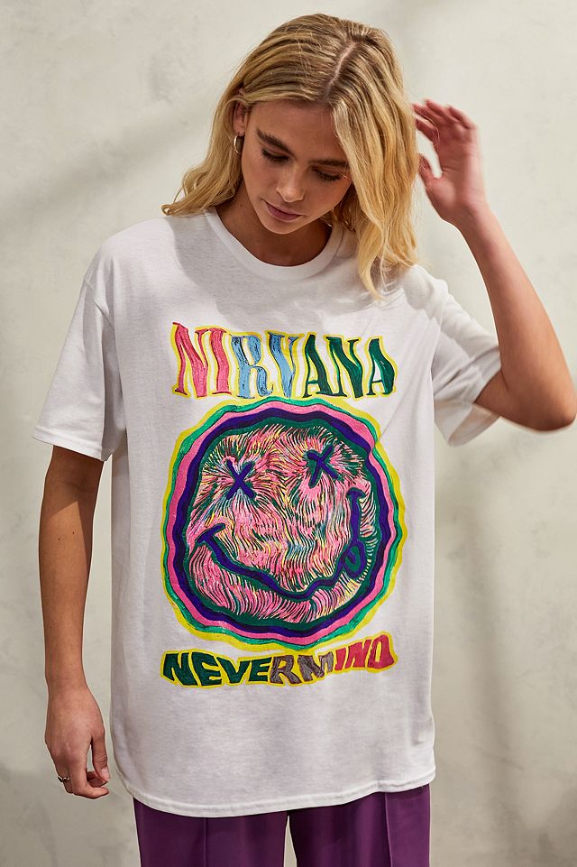 UO Nirvana Nevermind Dad T-Shirt | Urban Outfitters UK