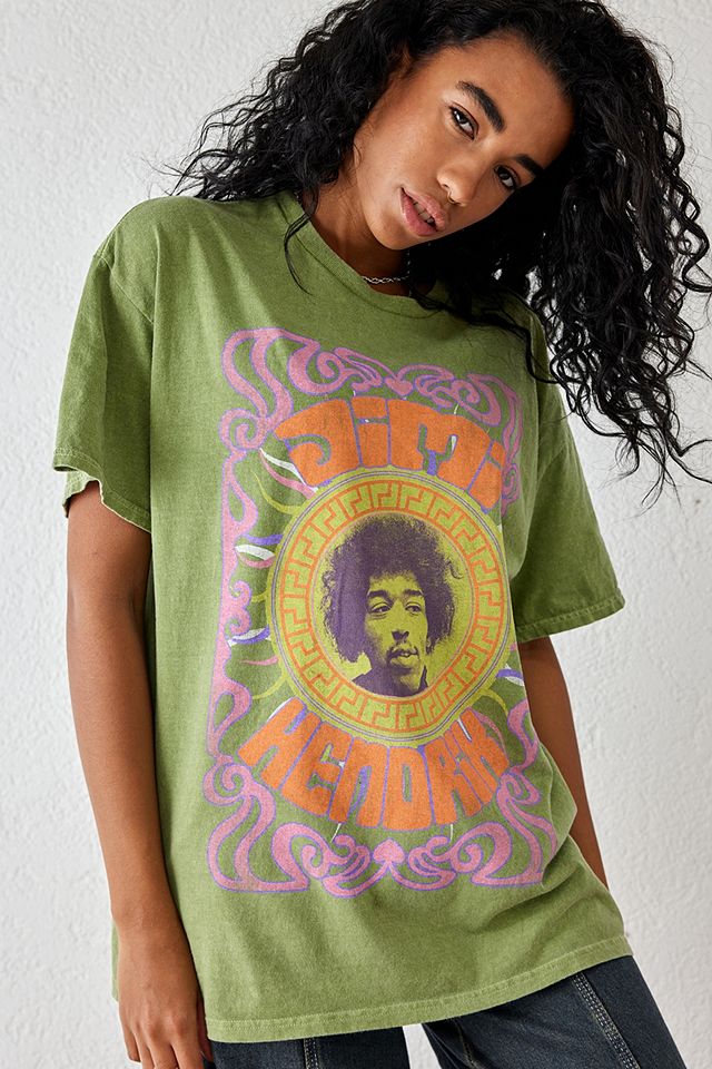 UO Jimi Hendrix Dad T-Shirt | Urban Outfitters UK