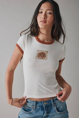 UO Too Perfect Toast Short Sleeve T-Shirt Product Page