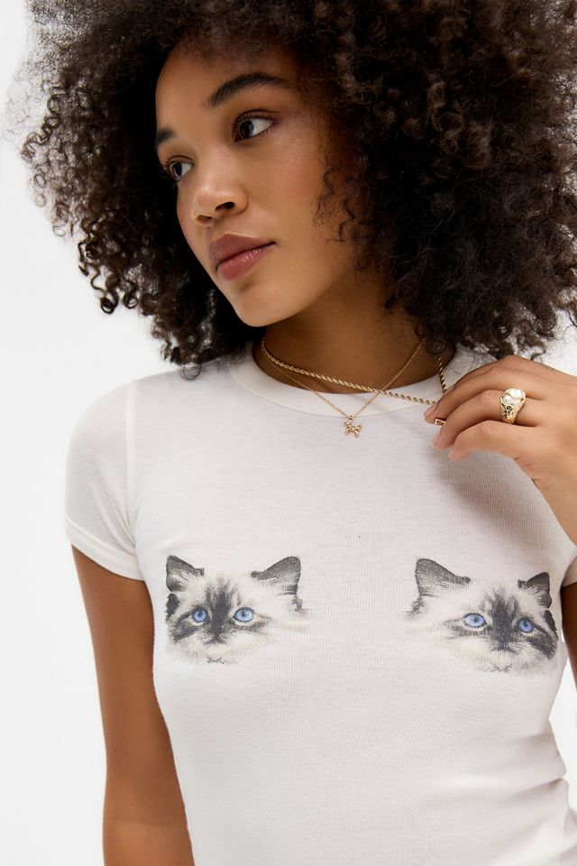 UO Too Perfect Katze Kurzarm-T-Shirt #1
