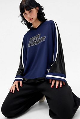 iets frans... Long Sleeve Hockey Jersey