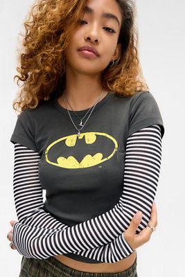 UO Batman Zweilagiges Langarm-Baby-T-Shirt