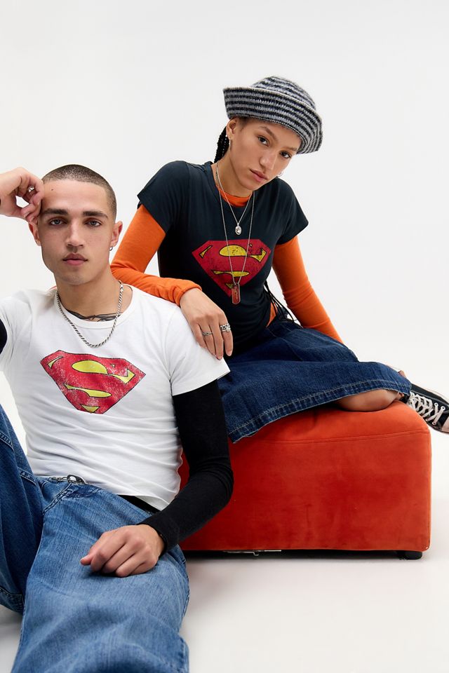 UO Superman Logo Baby Graphic Tee #4