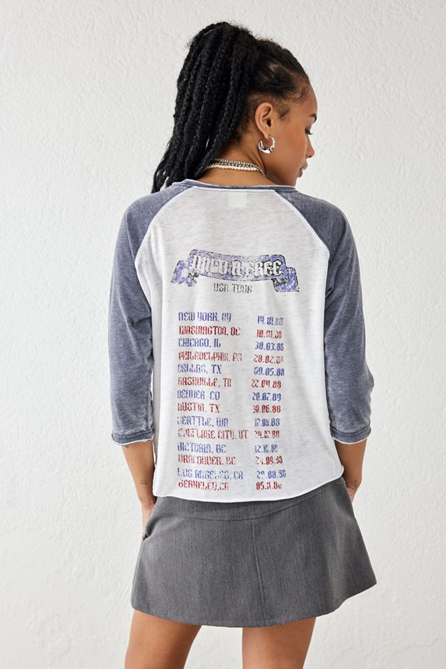 Camiseta de Gira Raglan Burnout UO #1